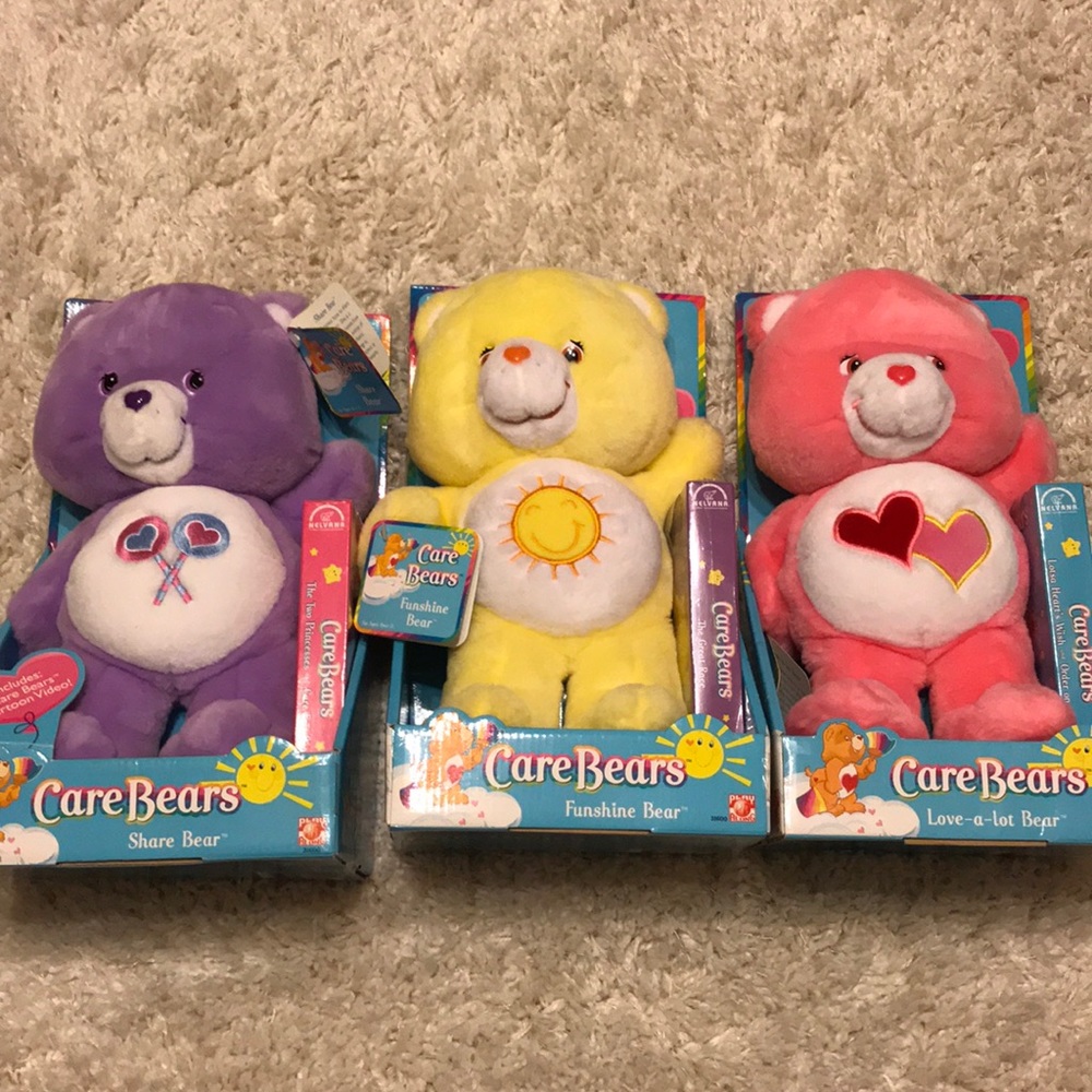Vintage carebears VHS movies tapes *sold separate